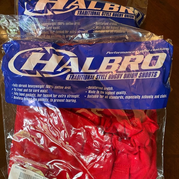 Halbro Traditional Style Union Rugby Shorts YOUTH 24” - Picture 4 of 6